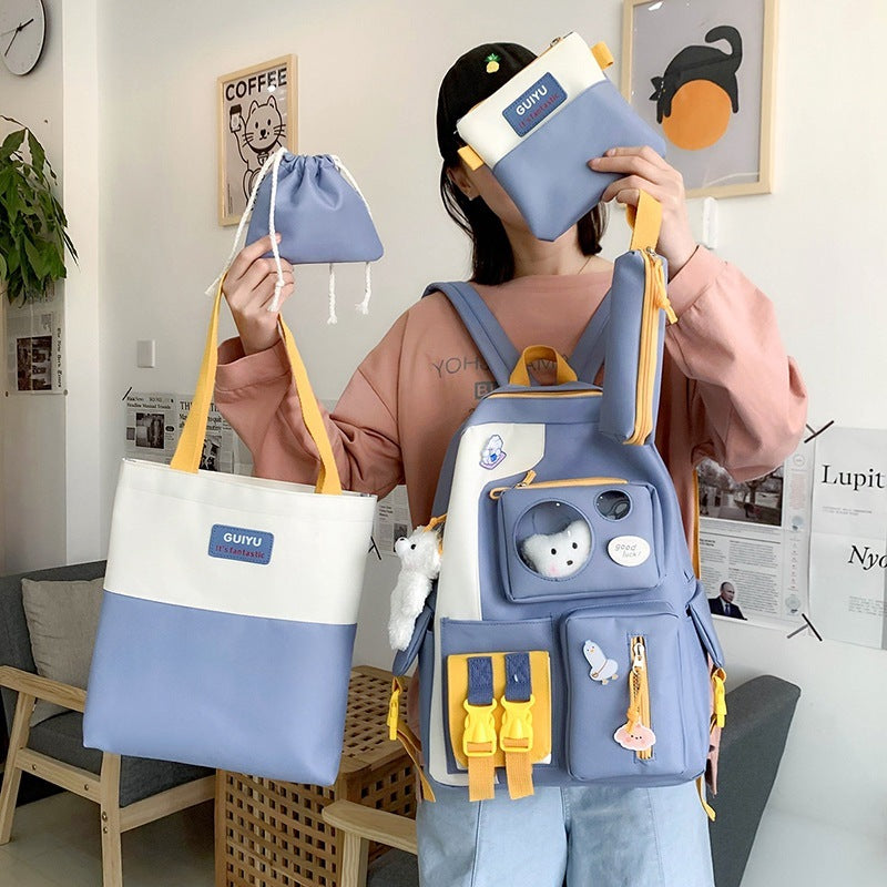 Cute Large-capacity Backpack For Schoolgirls