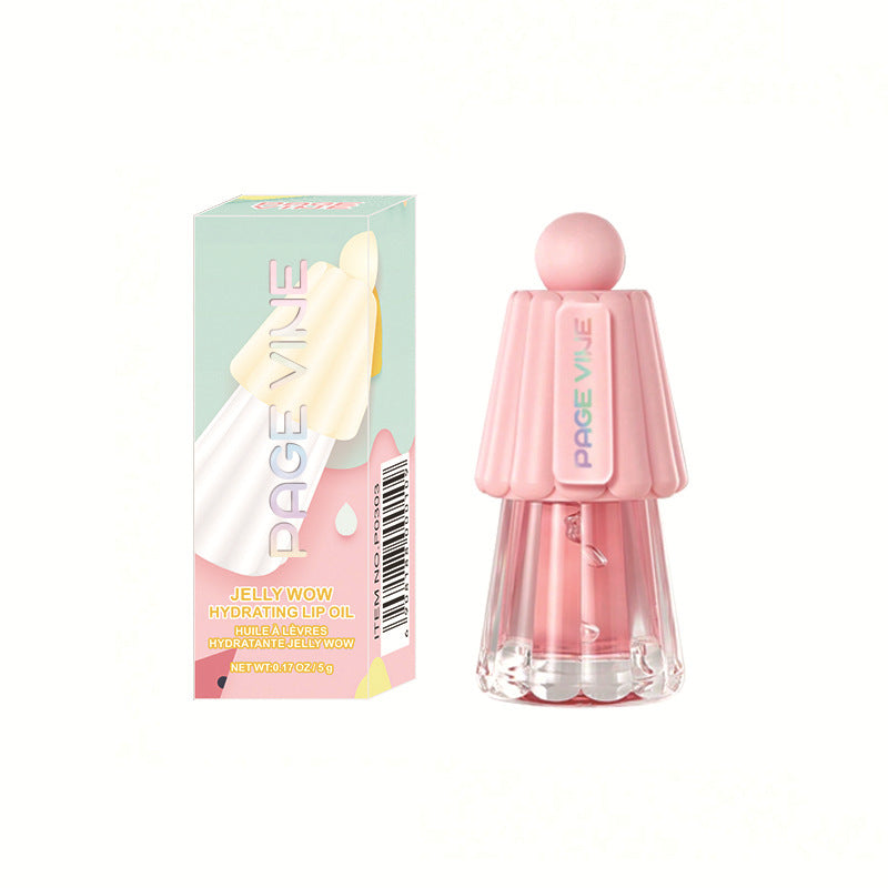Jelly Big Brush Lip Gloss Moisturizing Lasting Fade Lip Lines