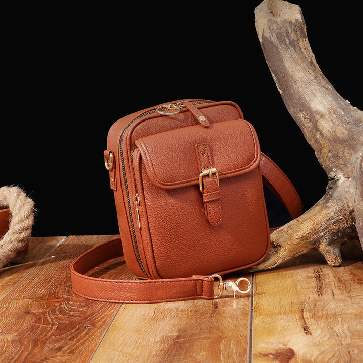 Unisex Vintage Large Capacity Messenger Bag Storage Bag  With 10 Card Inserts Casual Backpack Women's Bag Retro Backpack Large Capacity Travel Hanzuva