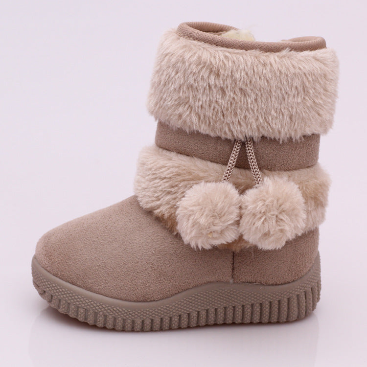 Children's Shoes Winter Classic Foreign Trade Cotton Shoes Soft Bottom Non-slip Warm Snow Boots