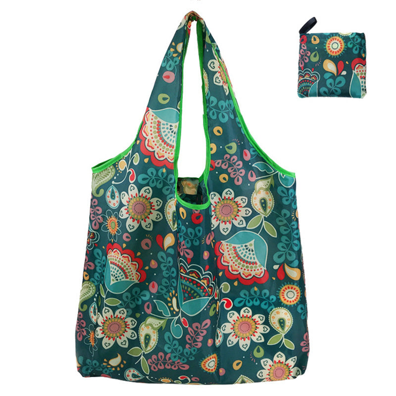 Hot Selling Spot Large Foldable Floral Square Bag