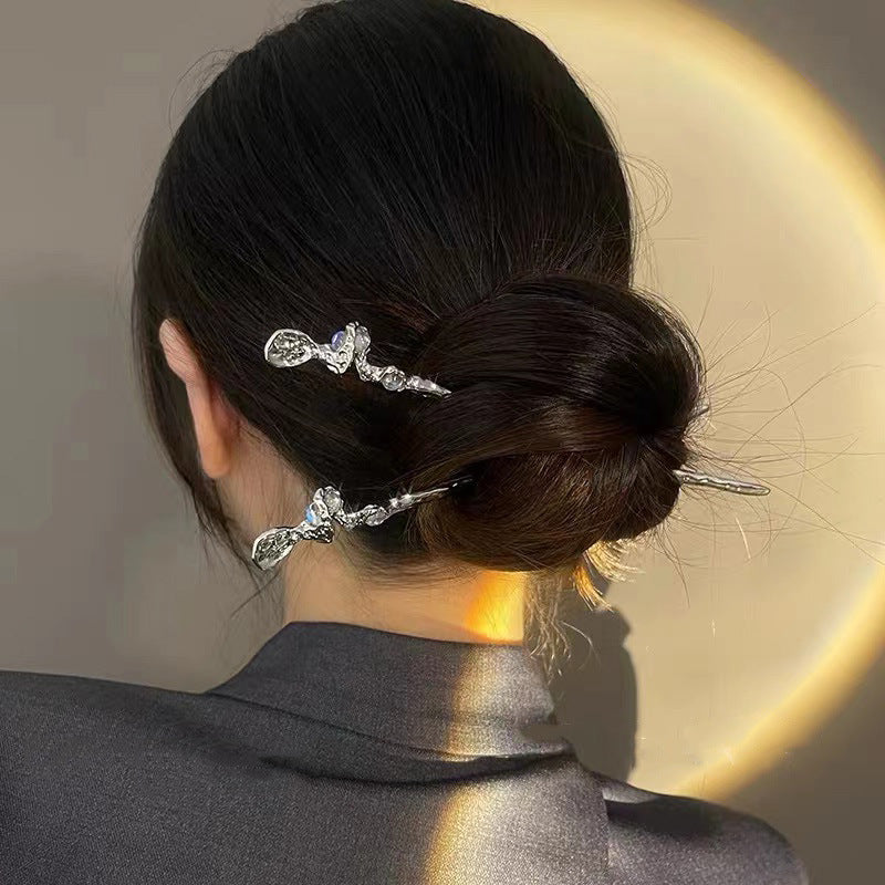 Moonlight Stone Hairpin Eclipse Series Hair Accessories Pan