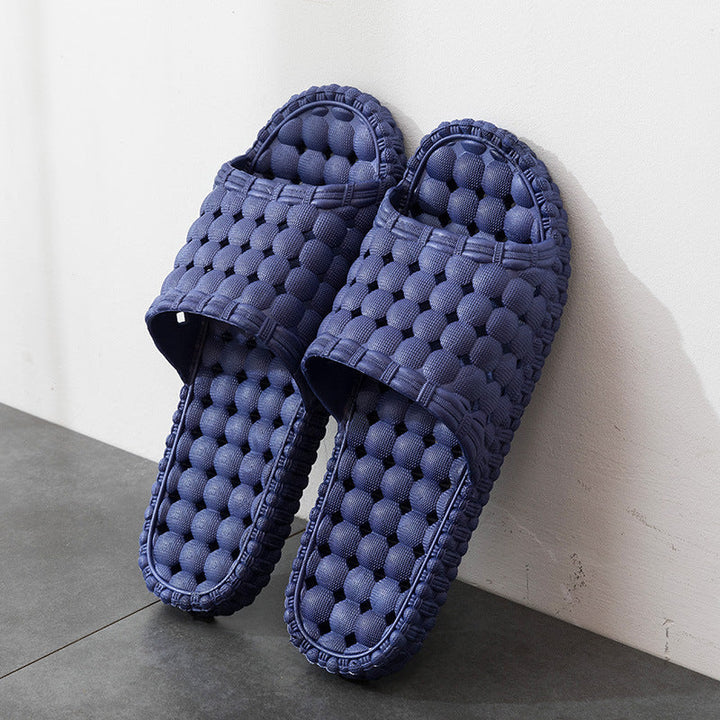 Unsex Home Shoes Hollow Out Bathroom Slippers Men Women Hanzuva