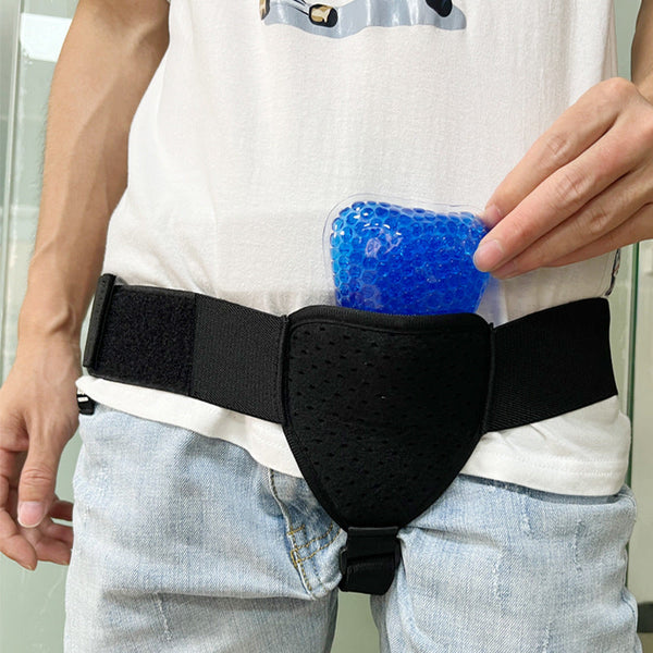 Male Small Intestinal Gas Groin Compression Belt Hanzuva