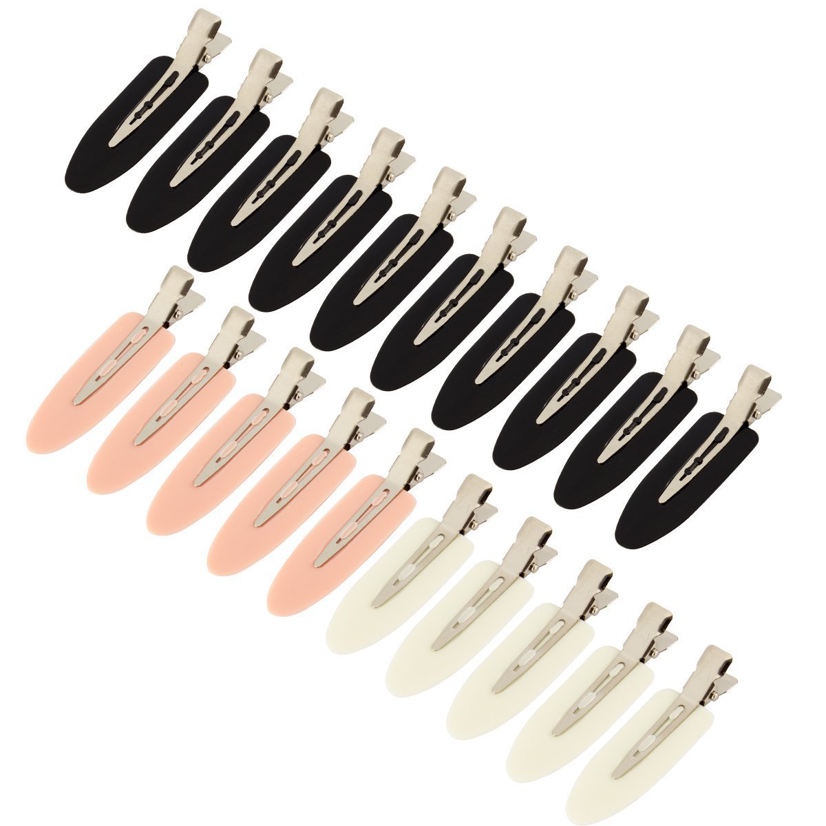 Traceless Barrettes Hair Makeup Hairpin Bang Side Clip Children Internet Celebrity Minimalist Small Leaf Duckbill Clip