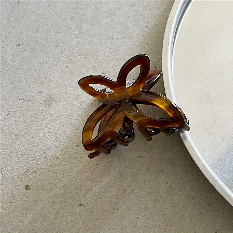 Fashion Retro Colorized Butterfly Small Hair Clip