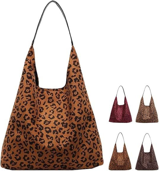 Retro Soft Suede Large Capacity Shoulder Bag