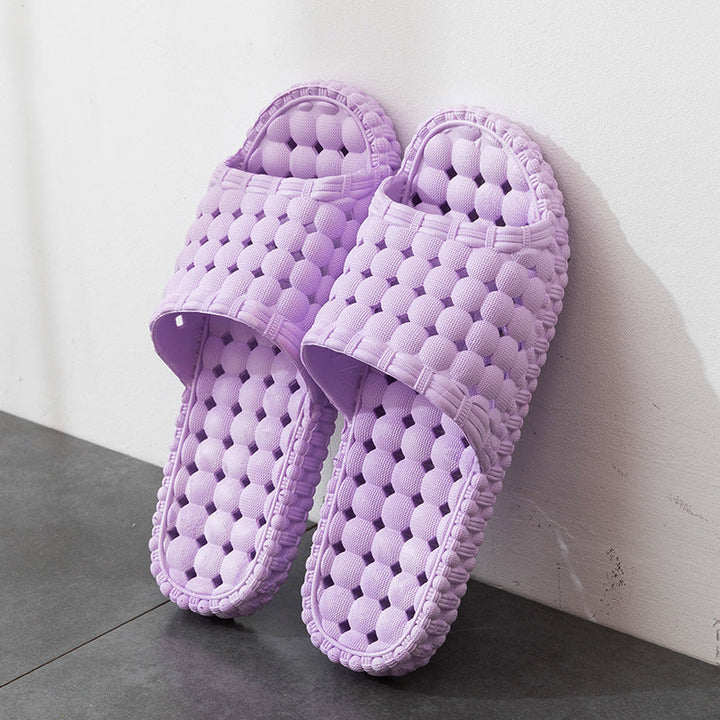 Unsex Home Shoes Hollow Out Bathroom Slippers Men Women Hanzuva
