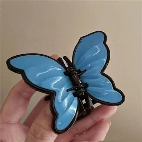 Vintage French Acrylic Butterfly Clasp