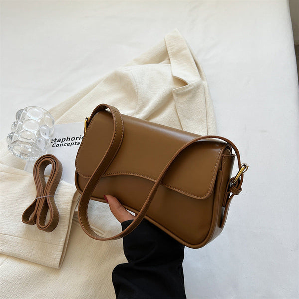 Fashion Simple New Flip Magnetic Buckle Shoulder Bag Hanzuva