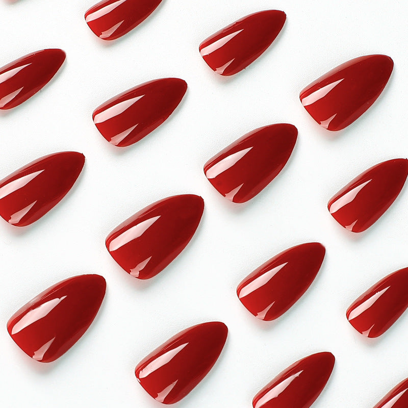 Wear Armor Mid-length  Solid Color Nail Shaped Piece