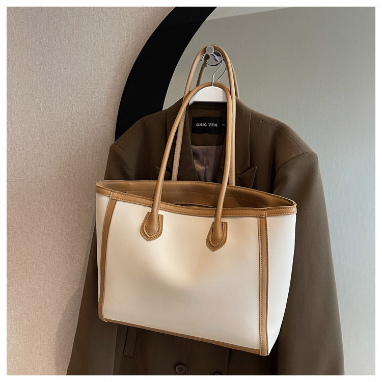 Commuter One Shoulder Tote Handbag