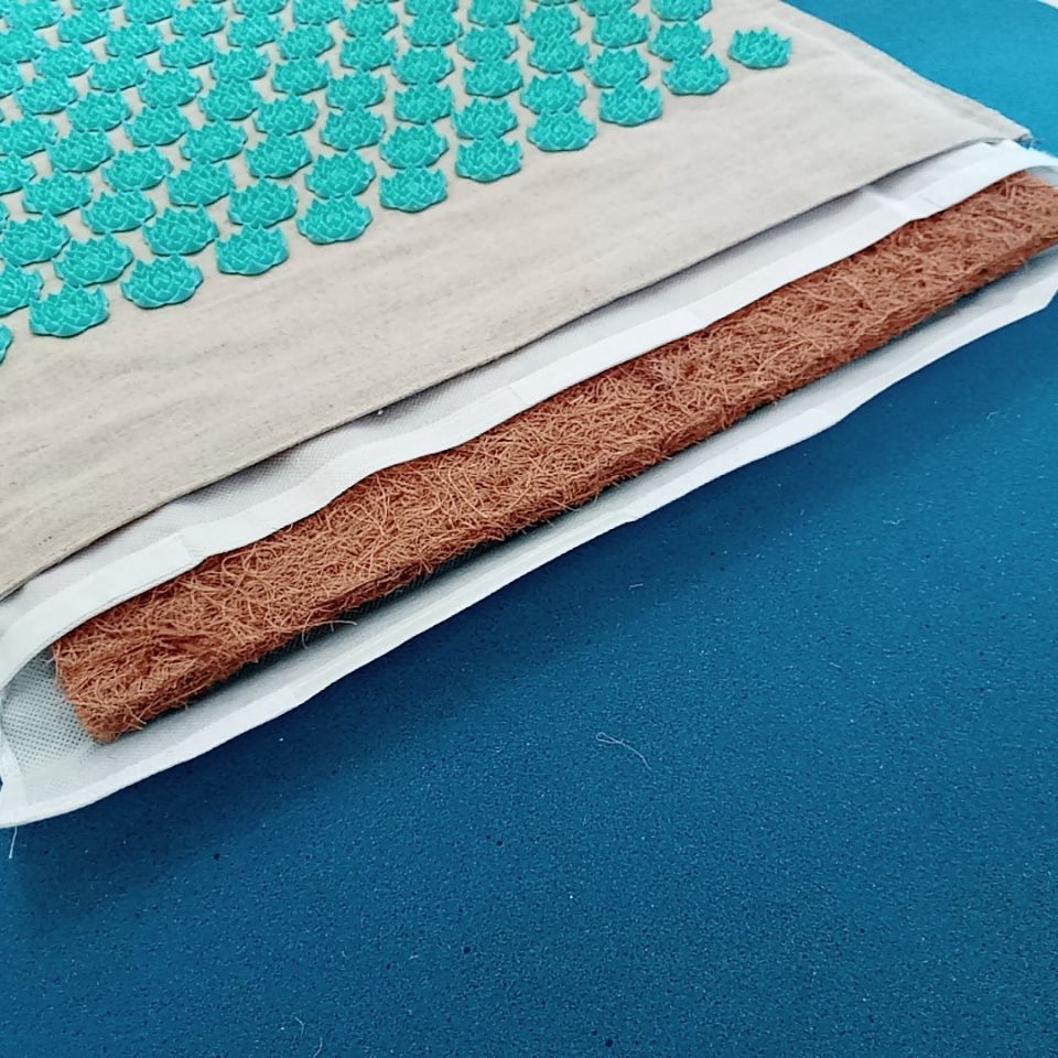 Fashion Lotus Coconut Palm Acupuncture Mat Buckwheat Massage Cushion