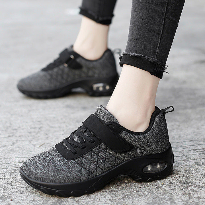 Women's Pumps Low-top Flying Woven Shoes Muffin Rocking Shoes Hanzuva