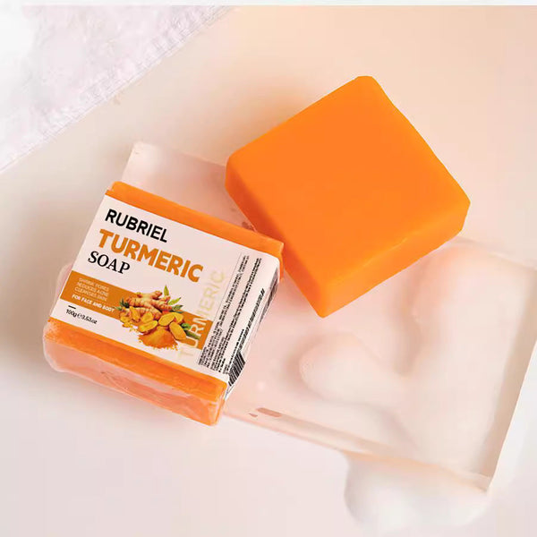 Turmeric Soap  Refreshing Facial Soap Bath Hanzuva