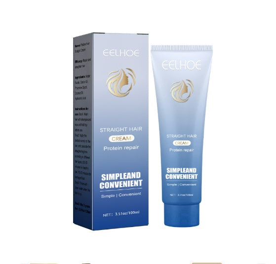 Unisex Protein Correction Clip-free Free Pull Huimei Ji Straight Hair Cream