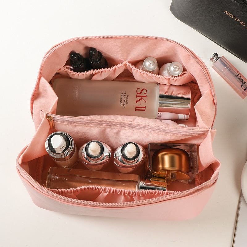 Korean Style Simple Pillow Bag Storage Cosmetic Bag Convenient Large Capacity Ins Style Sweet Shu Wash Bag In Stock Batch