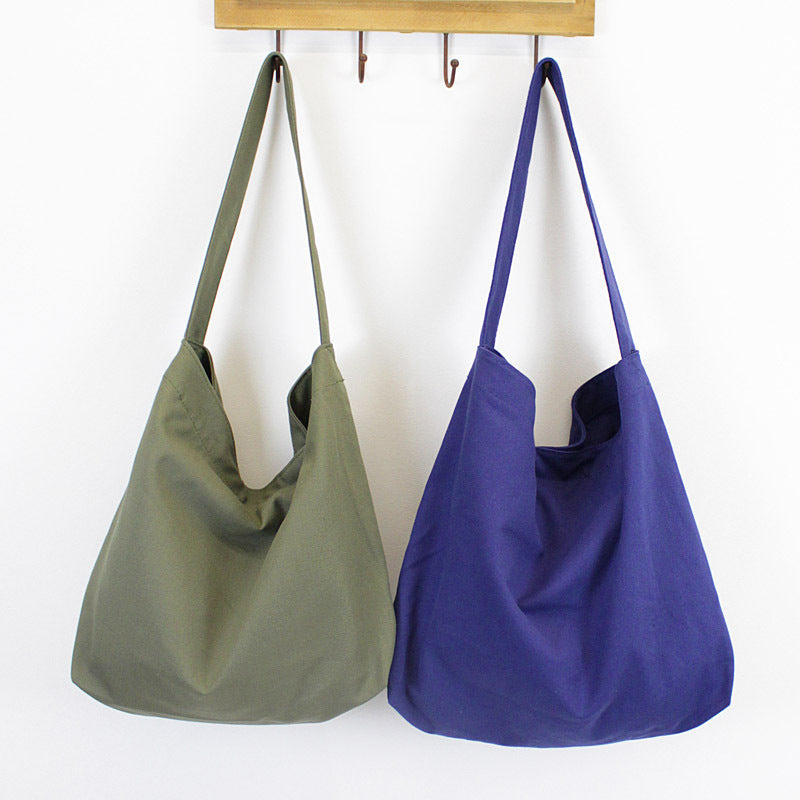 Women's Fashion Simple Casual Literary Canvas Shoulder Crossbody Bag