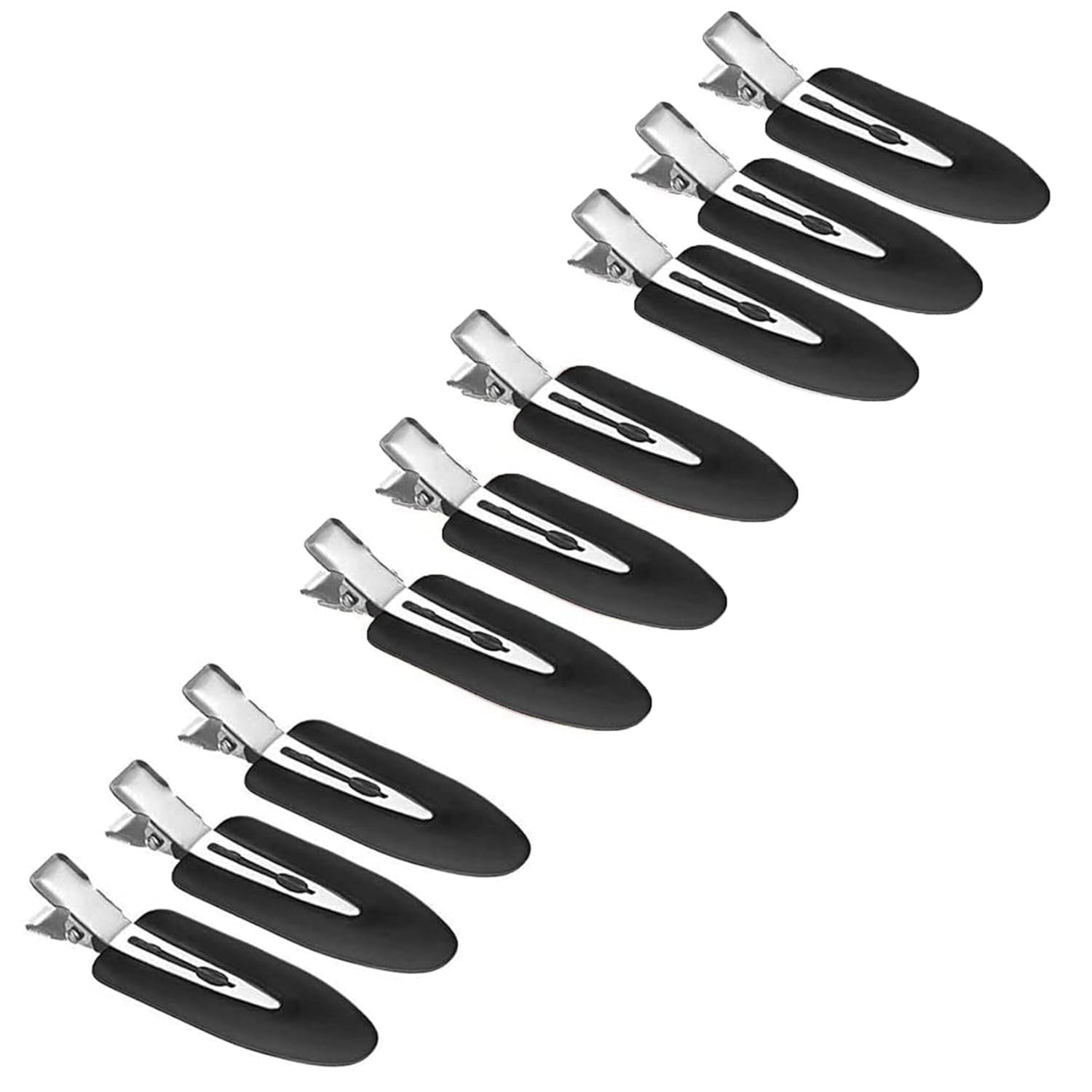 Traceless Barrettes Hair Makeup Hairpin Bang Side Clip Children Internet Celebrity Minimalist Small Leaf Duckbill Clip