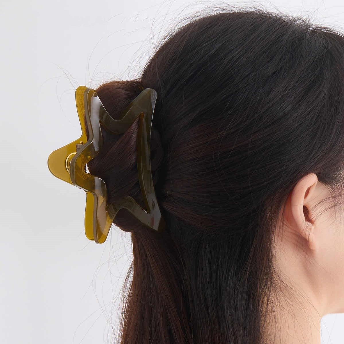 Five-pointed Star Hair Claw Shark Clip