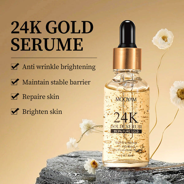 24K Gold Foil30mL Vitamin E Retinol Anti-wrinkle The Lifting Face Serum Hanzuva