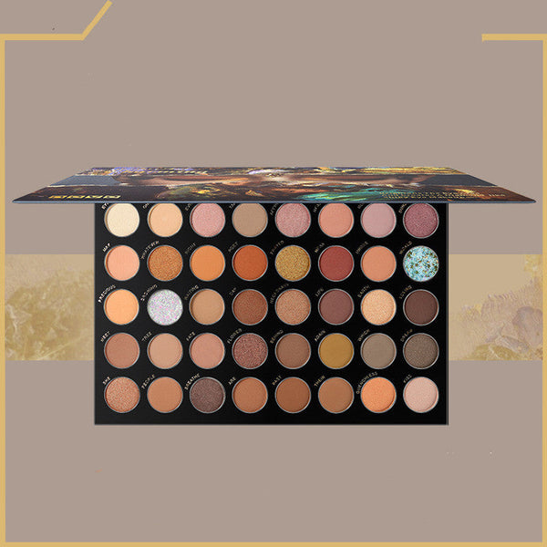 Multi-color Eyeshadow Palette Student Pearly Earth Color Hanzuva