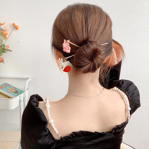 Teenage Girl Playful Design Sense Hairpin Coiffure Hanzuva