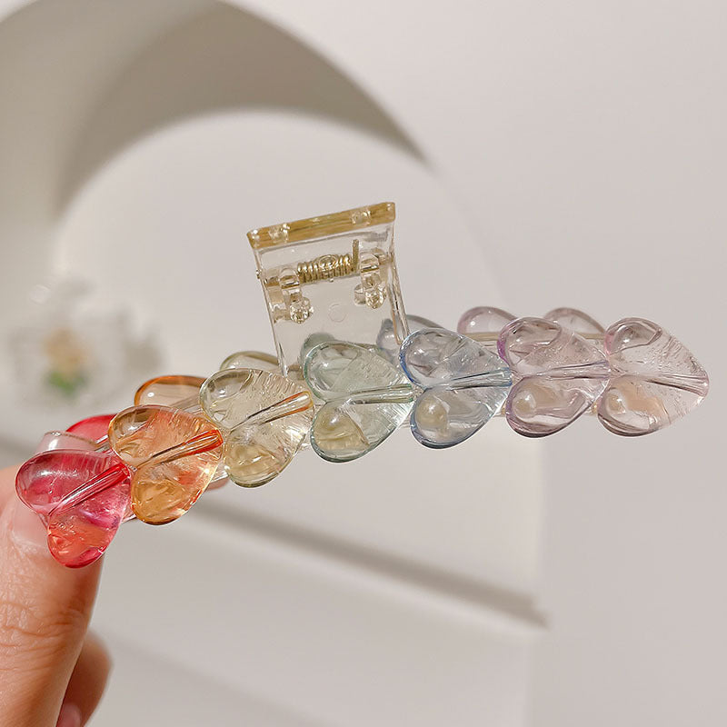 Candy Color Shark Female Back Head Clip