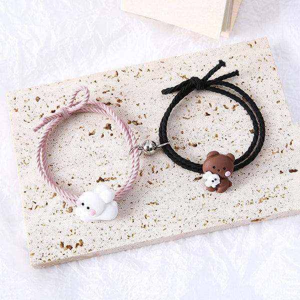 Twine Girlfriend Couple Hair Rope Rabbit Hanzuva