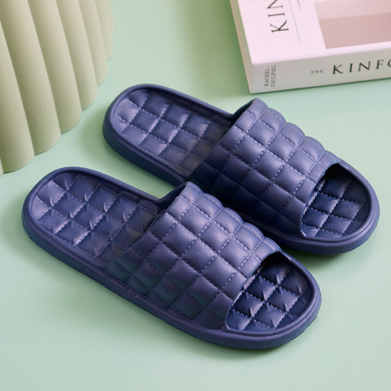 Couple Summer Slippers Bathroom Non-Slip Home Shoes Men And Women Hanzuva