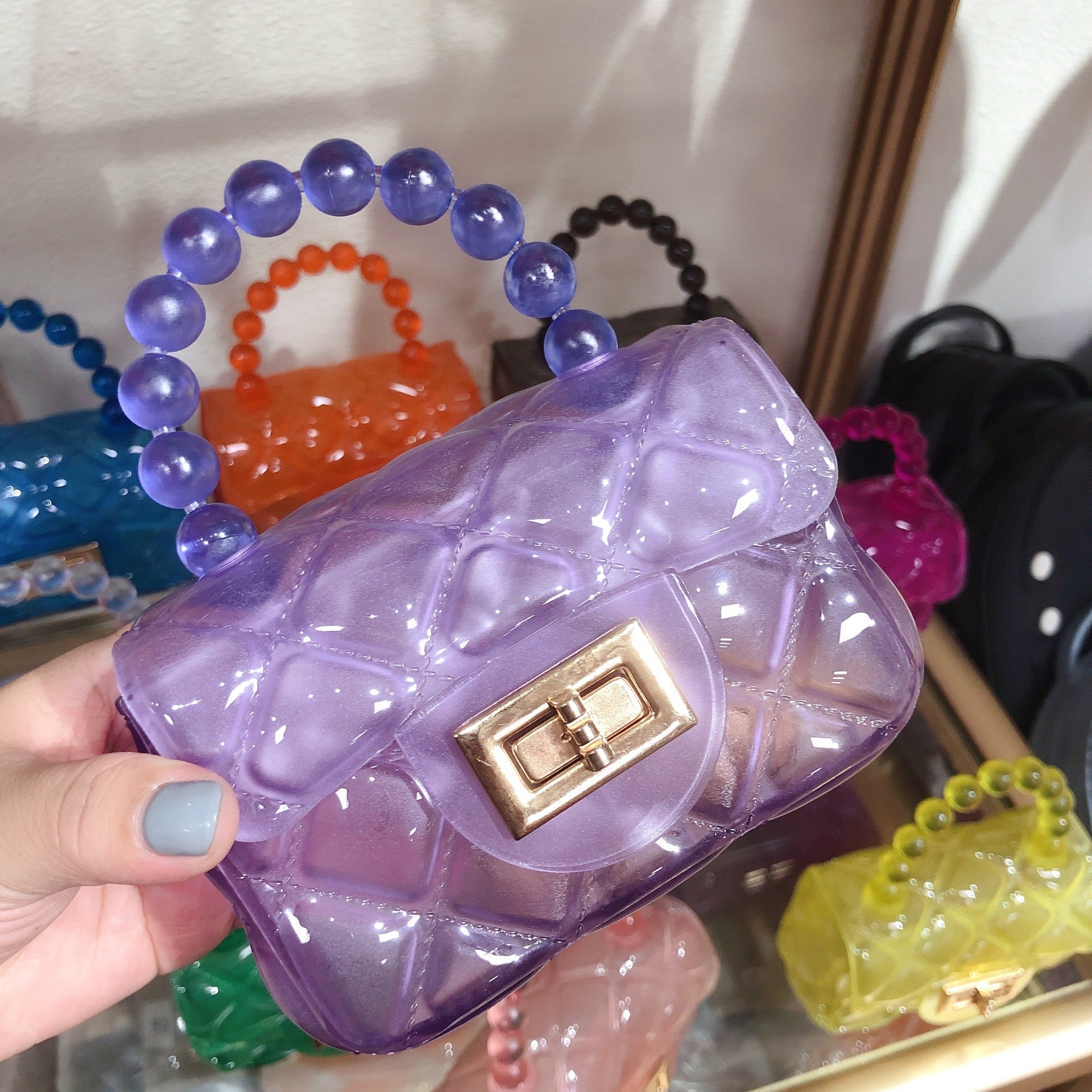 All-match Diamond Chain Transparent Jelly Pack