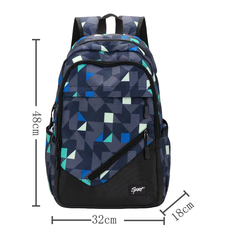 Boys Schoolbag Fashion Backpack High School
