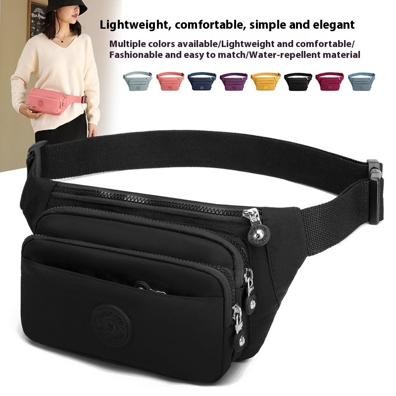 Solid Color Leisure Fashion Waist Bag Simple Special-interest Design Outdoor