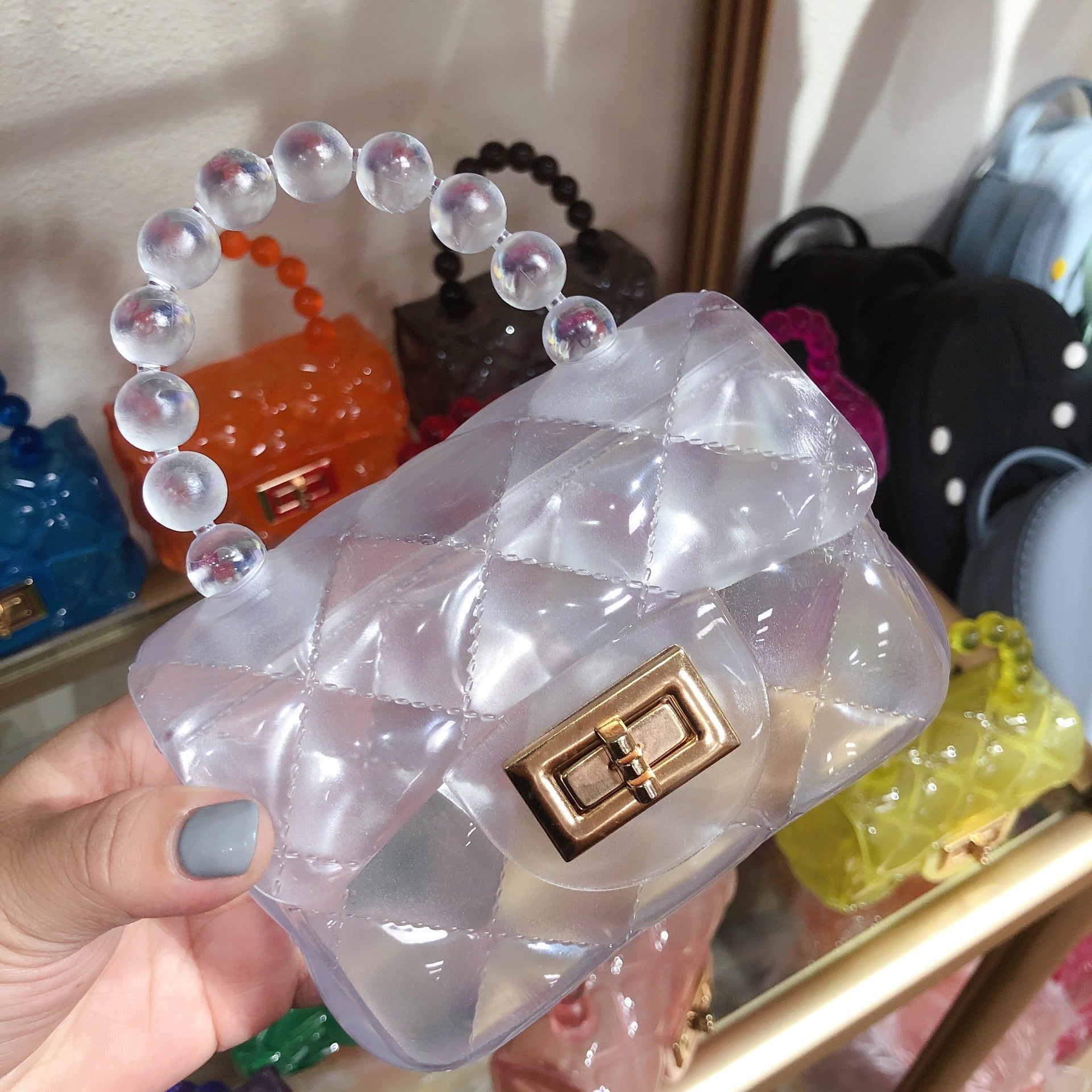 All-match Diamond Chain Transparent Jelly Pack