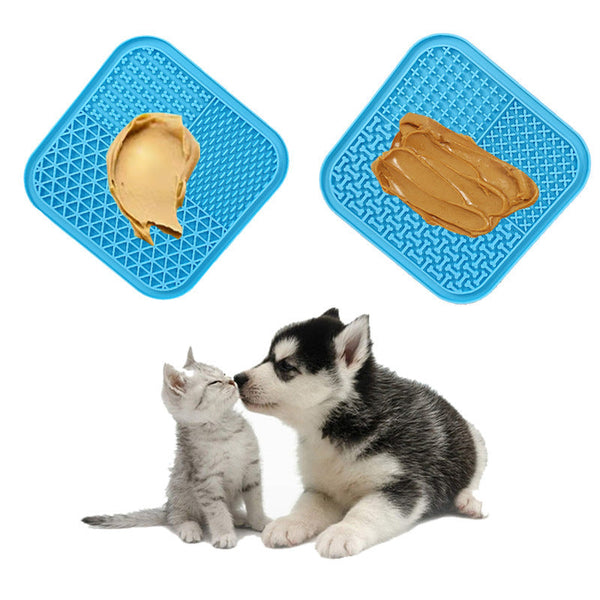 Sucker Slow Food Pad Shower Distracting Pet Pad Silicone Dog Licking Pad Slow Food Pad Hanzuva