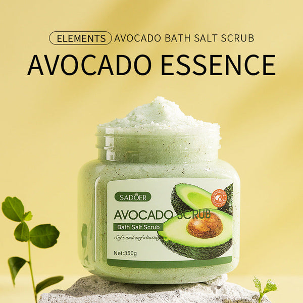 Fruit Bath Salt Scrub Cream Exfoliating Body Care Hanzuva