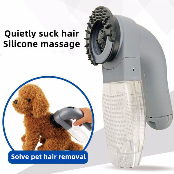 Electric Pet Hair Portable Pet Massage Cleaning Vacuum Cleaner Hanzuva