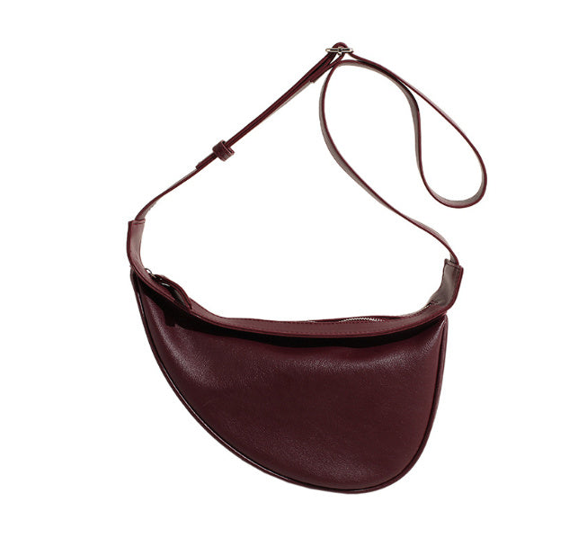 Crossbody Bag Ins Chest Bag Shoulder Bag Soft Leather