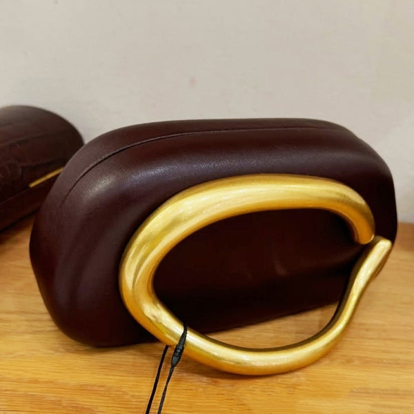 European And American Classic Round Box Clutch Dinner Bag Mini Bag Hanzuva