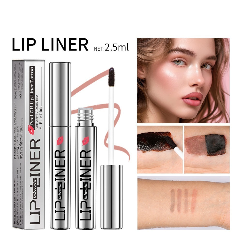 Nonstick Cup Long-lasting Stripping Tear And Pull Lip Liner Not Smudge Pen