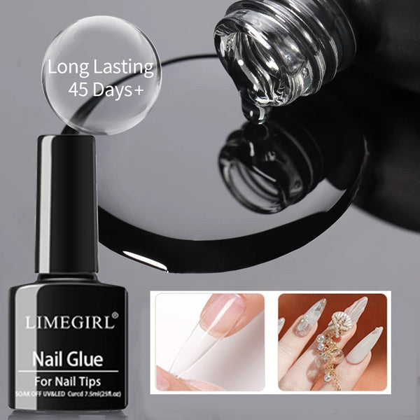 Nail Glue Glass Bottle Fake Nail Patch Ornament Nail Glue Hanzuva