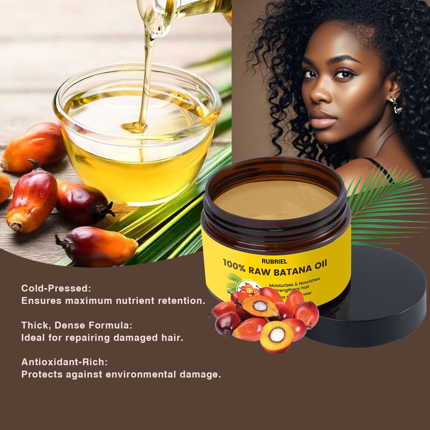 Raw Material Batana Oil 120g Moisturizing Repair