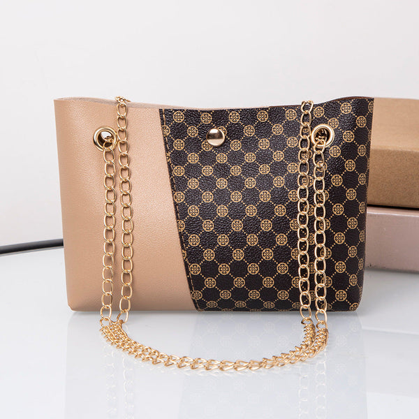 Dotted Prints Chain Shoulder Messenger Bag Hanzuva