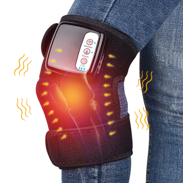 Electric Infrared Heating Knee Massager Wrap Elbow Joint Support Vibration Therapy Physiotherapy Machine Pain Relief Massageador Hanzuva