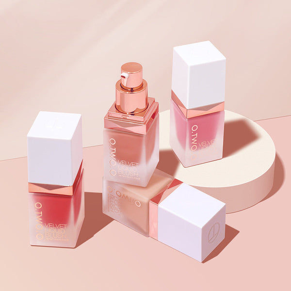 Natural Dazzling Liquid Blush Lasting Matte Silky And Delicate Hanzuva