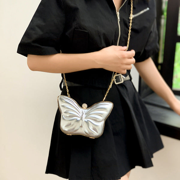 Women's Cute Butterfly Chain Crossbody Bag Hanzuva