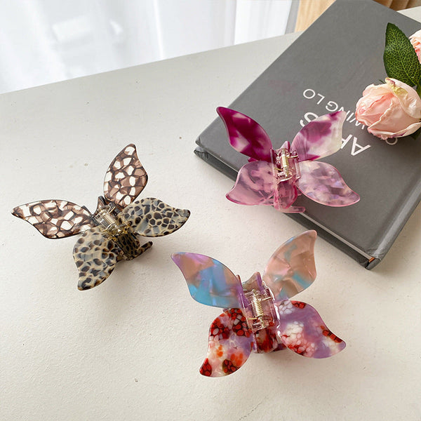 Butterfly Hairpin Girl Clip Back Head Pan Hanzuva