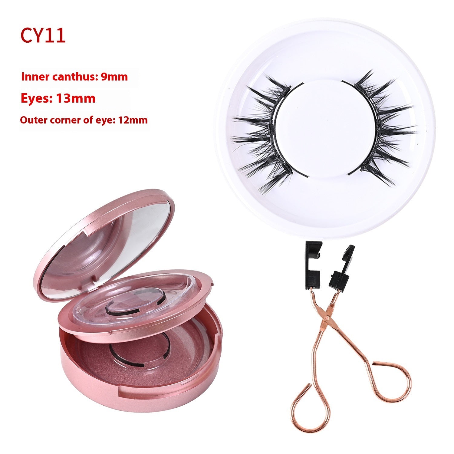 Magnetic Glue-free Three False Eyelashes Suit Collection Use Natural Simulation Long-lasting