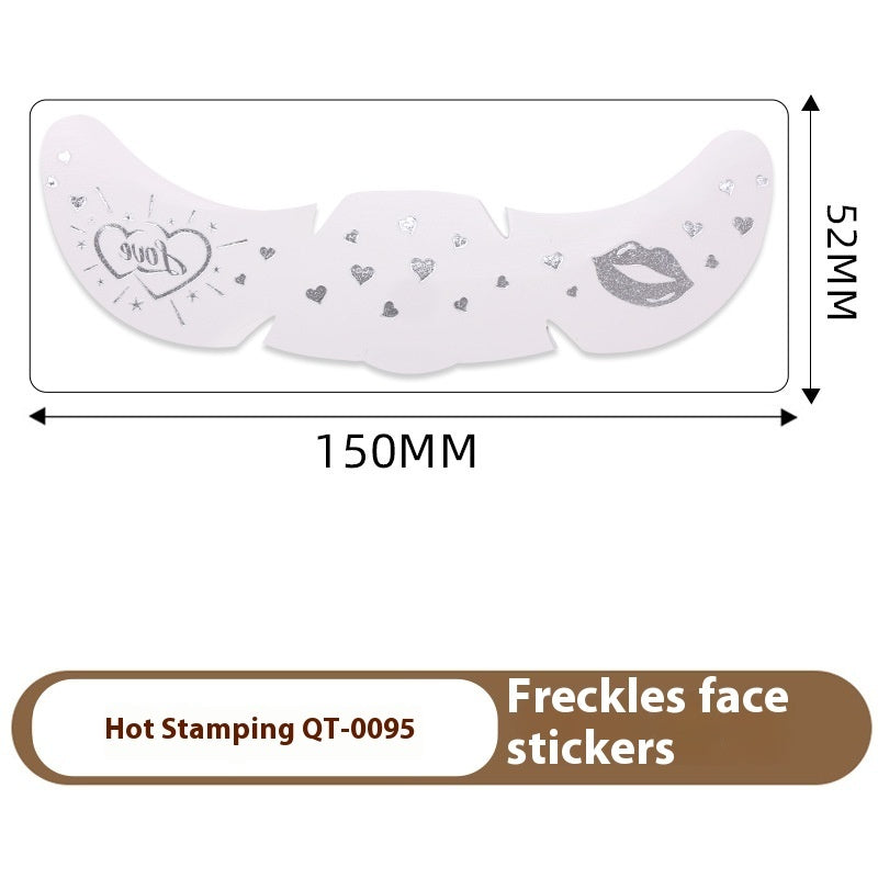 Freckle Tattoo Sticker Hot Gold And Silver