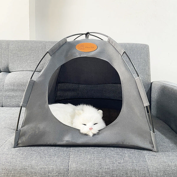 Foldable Cat Outdoor Canvas Tent Hanzuva
